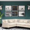 Nirvana RHS Sofa In Light Beige Colour