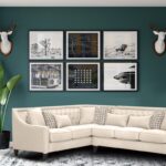 Nirvana RHS Sofa In Light Beige Colour
