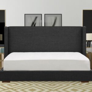Zenith King Size Bed in Grey Colour