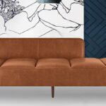 Top-Notch Three Seater Sofa n Tan Brown Leatherette