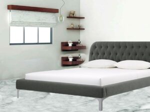 Beauforts Tufted Upholstered King Size Bed