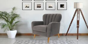 Madison Accent Chair in Grey Colour