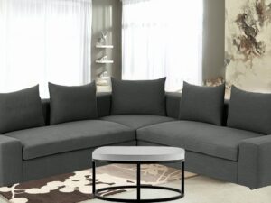 Optimistic Sectional Sofa in Grey Colour